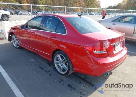 2012 Mercedes-Benz C 350 Sport из США, поврежденный, VIN WDDGF5HB2CR219807